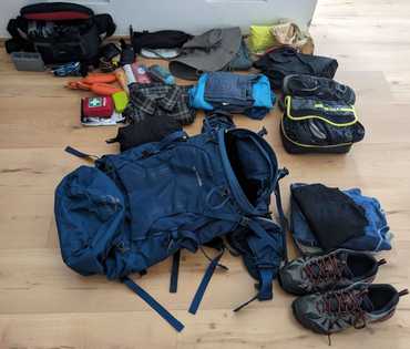 Krosna sbalená na cesty