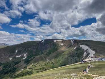 Rocky Mountain National Park - cesta nad Alpine Visitor Center