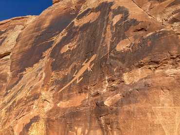 Dinosaur National Monument - petroglyfy